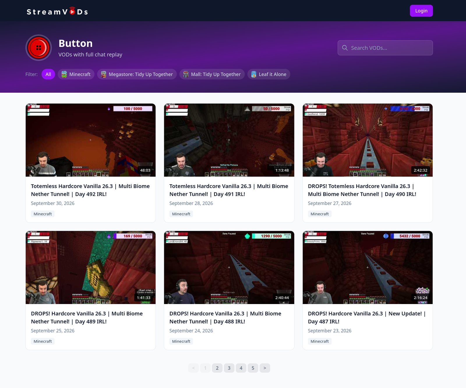 StreamVODs